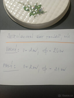 servírovací set talířů - 16