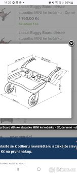 Stupínek a sedátko buggy board - 16