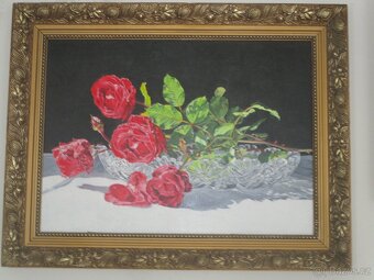 RUČNĚ MALOVANÉ OBRAZY-VÁNOČNÍ SLEVA - 16