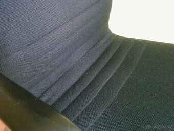 Kancelářské křeslo zn. Dauphin, chrom, černé čalounění - 16