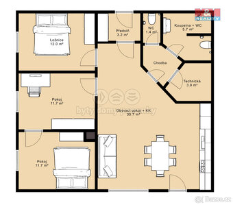 Prodej rodinného domu, 85 m², Bechyně, ul. Lomená - 16
