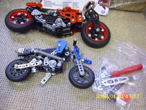 Dětské stavebnice LEGO, WOMA, Meccano motorky - 16