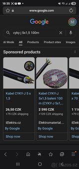 CYKY kabely 1,5 a 2,5 a jističe s chráničem - NOVÉ - 16