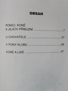Kniha Obrázky koní a poníků, čtená - 16