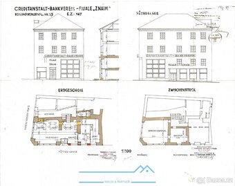 Prodej činžovního domu, centrum města Znojma, ul. Horní námě - 16