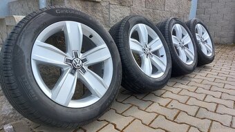 Alu kola 5x112 r17 Istanbul originál vw Passat b8 letní pneu - 16