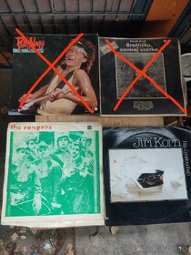 Různé druhy starých gramofonových LP desek AKCE 1+1 ZDARMA - 16
