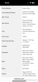 Radon skeen trail, CF 9.0, 20” - SLEVA - 16