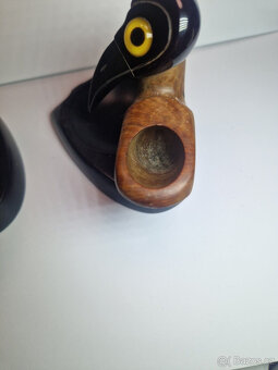 Art Deco YZ Cherry Amber Faturan Nutbirds, Match Striker - H - 16