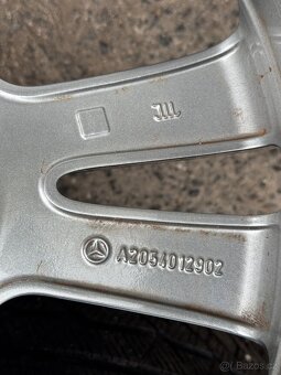 Mercedes r18 alu kola r18 5x112 Dvourozměrná Michelin Alpin - 16