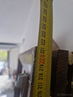 Dřevěné francouzské okno použité - 16