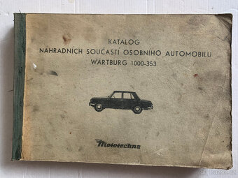 Wartburg 1000 353W – soubor knih, příruček a prospektů - 16