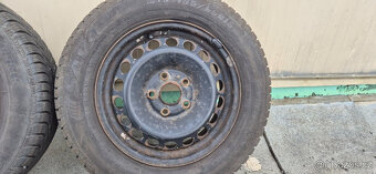 Plechové disky Škoda VW 5x112 6x15 ET47 195/65r15 zimni - 16