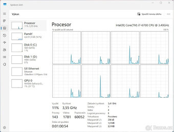 HP EliteDesk 800 G3,i7-6700,32GB,SSD,HDD, Nvidia,W11,LCD27" - 16