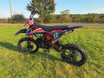Pitbike Shark E-start 125ccm 17x14 červená - 16