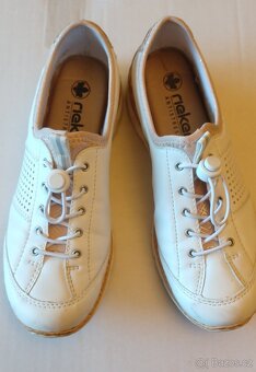 Dámské polobotky slip on Rieker 41 světlé - 16