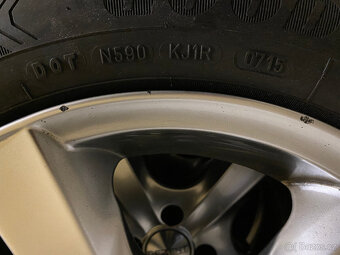 4 ks, Kompletní kola, 185/60 R15 Goodyear + Alu disky DEZENT - 16