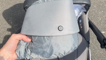 Kočárek pro 1 nebo 2 děti Geo3, pure grey + příslušenství - 16