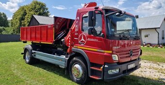 MERCEDES-BENZ ATEGO 1624 HÁKOVÝ NOSIČ + HYDR. RUKA + Kontaj - 16
