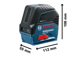 Kombinovaný laser Bosch GCL 2-50 Professional v kufříku - 16