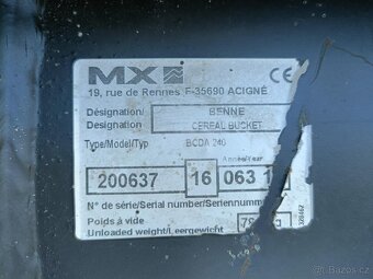 2016 Nakládací lžíce s frézou MX pro Manitou - 16