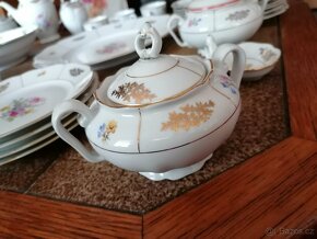 Starožitná velká porcelánová souprava - 16