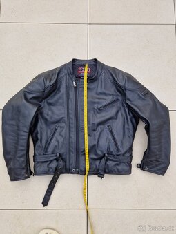 Pánská kožená moto bunda iXS velikost 66 (3XL) - 16