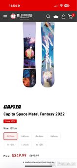 Snowboard Capita Space Metal Fantasy 151 cm, vázání Burton - 16