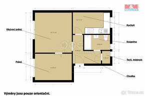 Prodej bytu 2+1, 55 m² + 44 m² , Domažlice, ul. Masarykova - 16