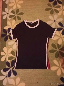 Trička, tílka topy, vel. 34/XS a 36/S zn. Gate, H&M, Bershka - 16