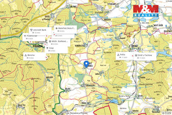 Prodej pozemku k bydlení, 1391 m², Přimda - 16