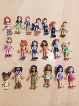 Lego friends - domy, letadlo, podložky, kostky, panacci - 16