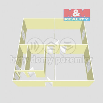 Prodej bytu 2+1, 55 m², Litovel, ul. Šmakalova - 16