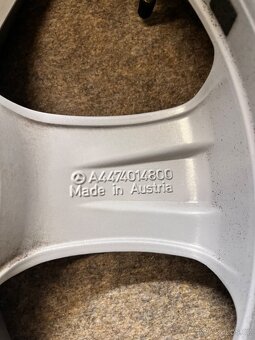 5x112 R17 ORIG. disky Mercedes Vklass Vito 2020 - 16