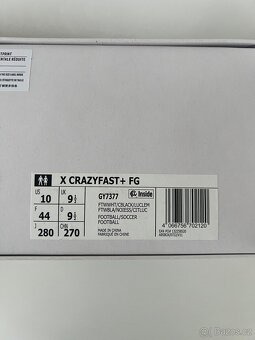 Adidas X Crazyfast + FG 44 kopačky - 16