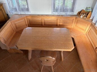 Prodám komody,skříně,kuchyň,botník,rohové sezení z masivu - 16