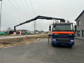 DAF CF 85.360 4x2,dvoustranný sklápěč s hydraulickou rukou - 16