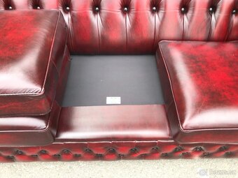 Chesterfield Anglický Originál Nová souprava - 16