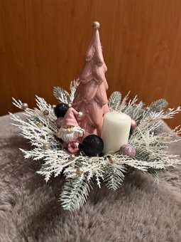 Vánoční dekorace, adventní svicny - 16