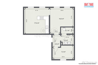 Prodej bytu 1+1, 49 m², Karlovy Vary, ul. Jabloňová - 16