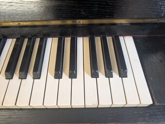 Klavir starožitný Jan Harwardt Liberec plně funkční - 16