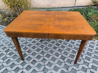 Art Deco jídelní rozkládací stůl Jindřich Halabala - 16