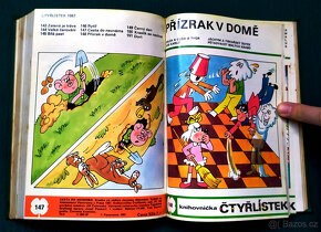 KNIHA 10 x ČTYŘLÍSTEK od č. 140 do č. 149 z r. 1986-1987 - 16