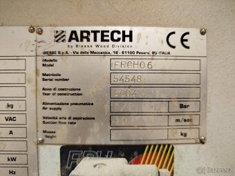 Olepovačka hran s předfrézem BIESSE ERGHO 6 - 16