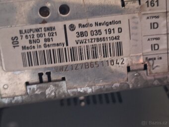 VW MFD bno881 autoradio navigace - 16