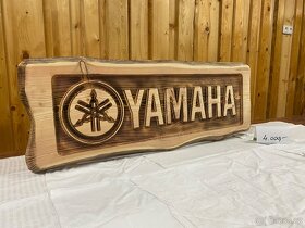 Dřevěné tabule s nápisy... KTM Husaberg Husqvarna Yamaha.. - 16