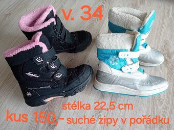 Boty pro holku v. 30, 31, 32, 33, 34 - 16