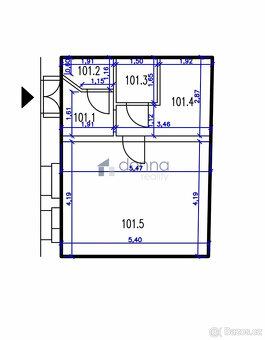 Pronájem bytu 1+1, 40m², ul. Pobřežní, Praha 8 - Karlín, pat - 16