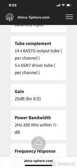 HI END. ATMASPHERE. M1. OTL. AMPLIFIERS. USA - 16