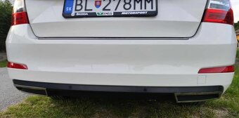 Nerezove koncovky vyfukov na difuzor Octavia 3 - 16